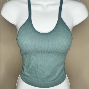 Ododos Blue Ribbed Tank Top M/L